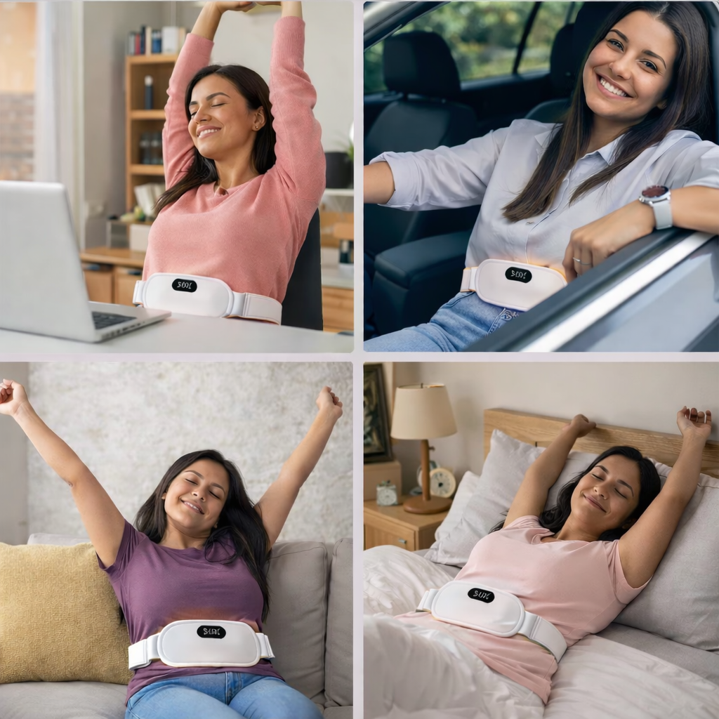 CINTURON TERMICO PARA ALIVIO MENSTRUAL